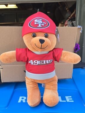 NFL San Francisco 49ers Red Plush Bear